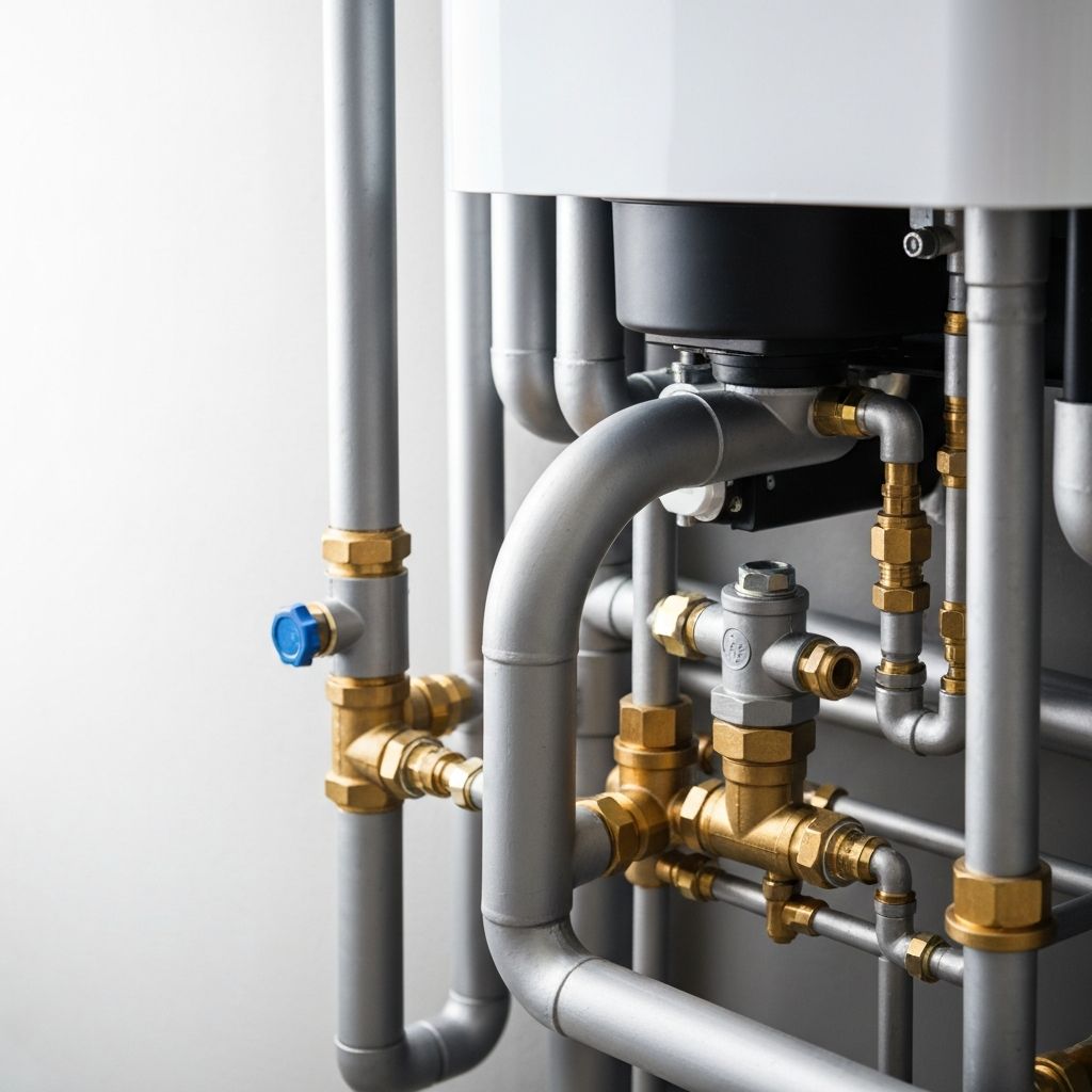 Professional heating system installation